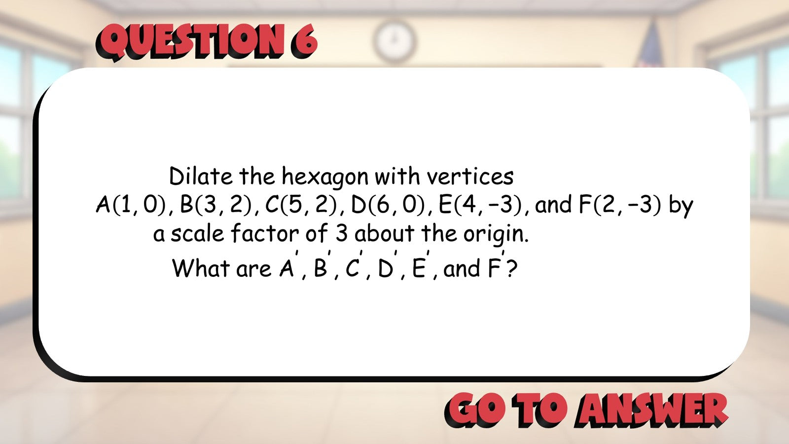 Similarity via Dilations BIG TERRIBLE GAME - No Prep Geometry Math Review
