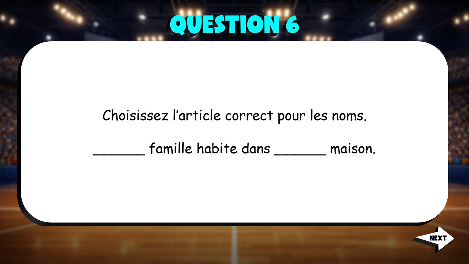 Choose The Article - Personal Memories TRASHKETBALL French Game - No Prep