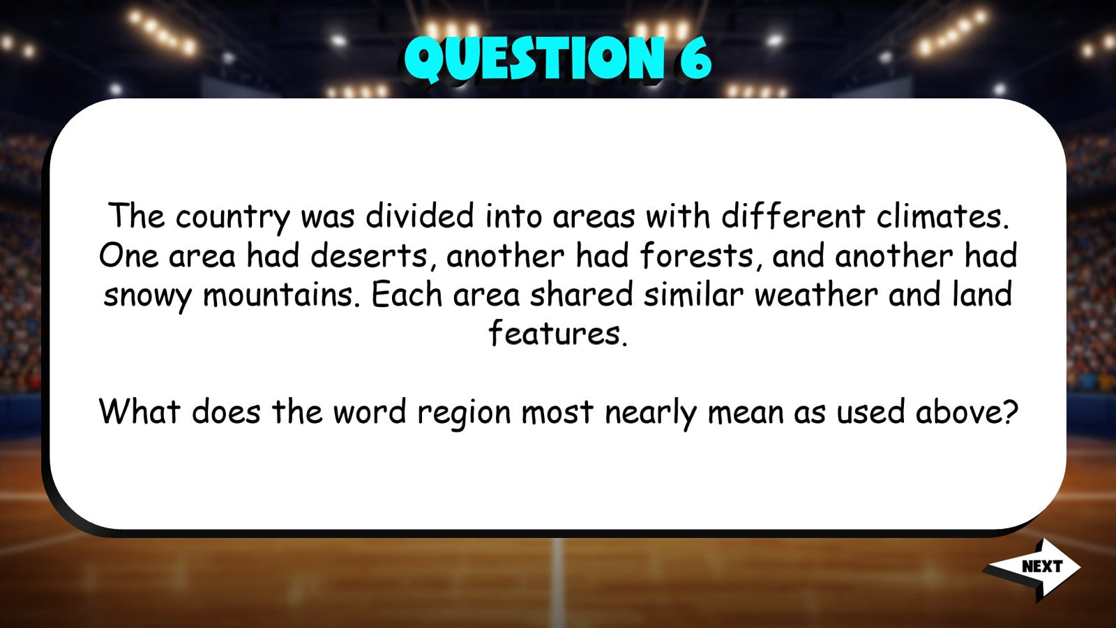 Determine Word Meaning Using Context Clues TRASHKETBALL ELA Game - Grade 4
