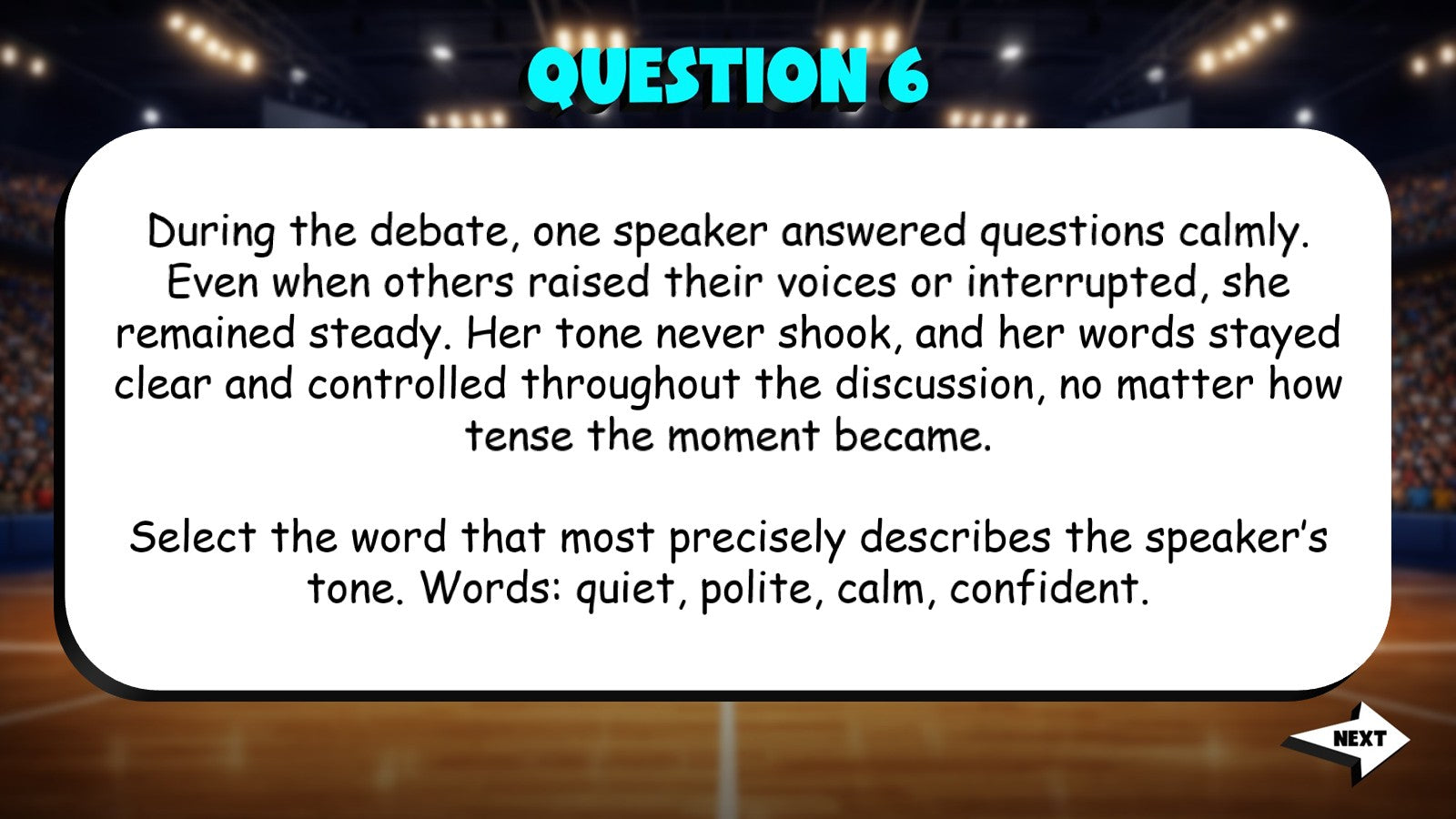 Select the Most Precise Word TRASHKETBALL ELA Game - No Prep Grade 5 Review
