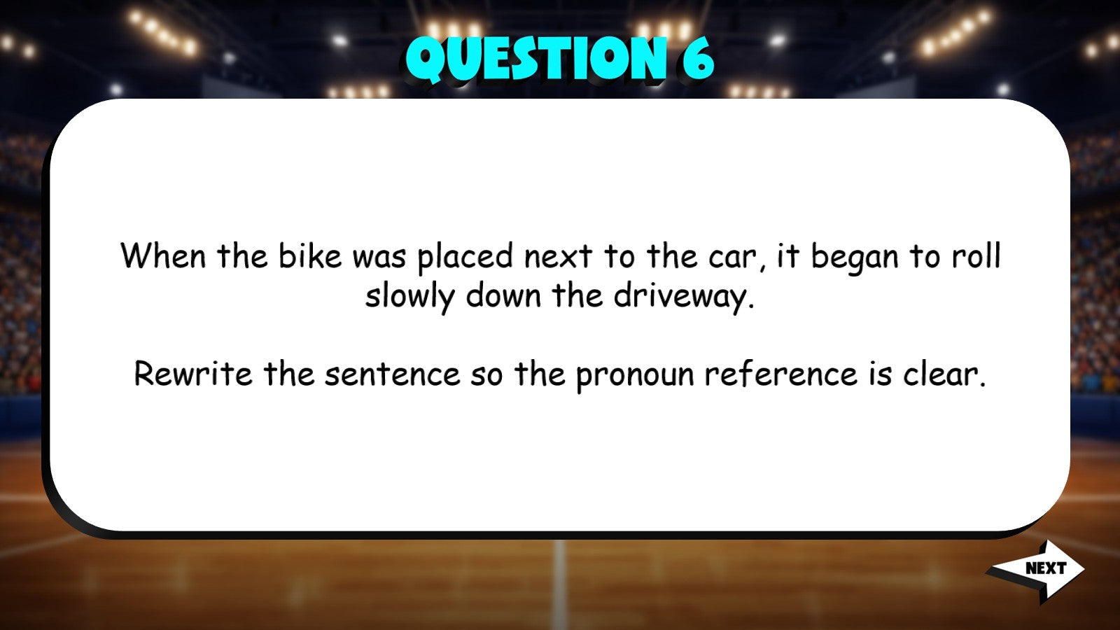Select Clear Pronoun Revisions TRASHKETBALL ELA Game - No Prep Grade 4 Review