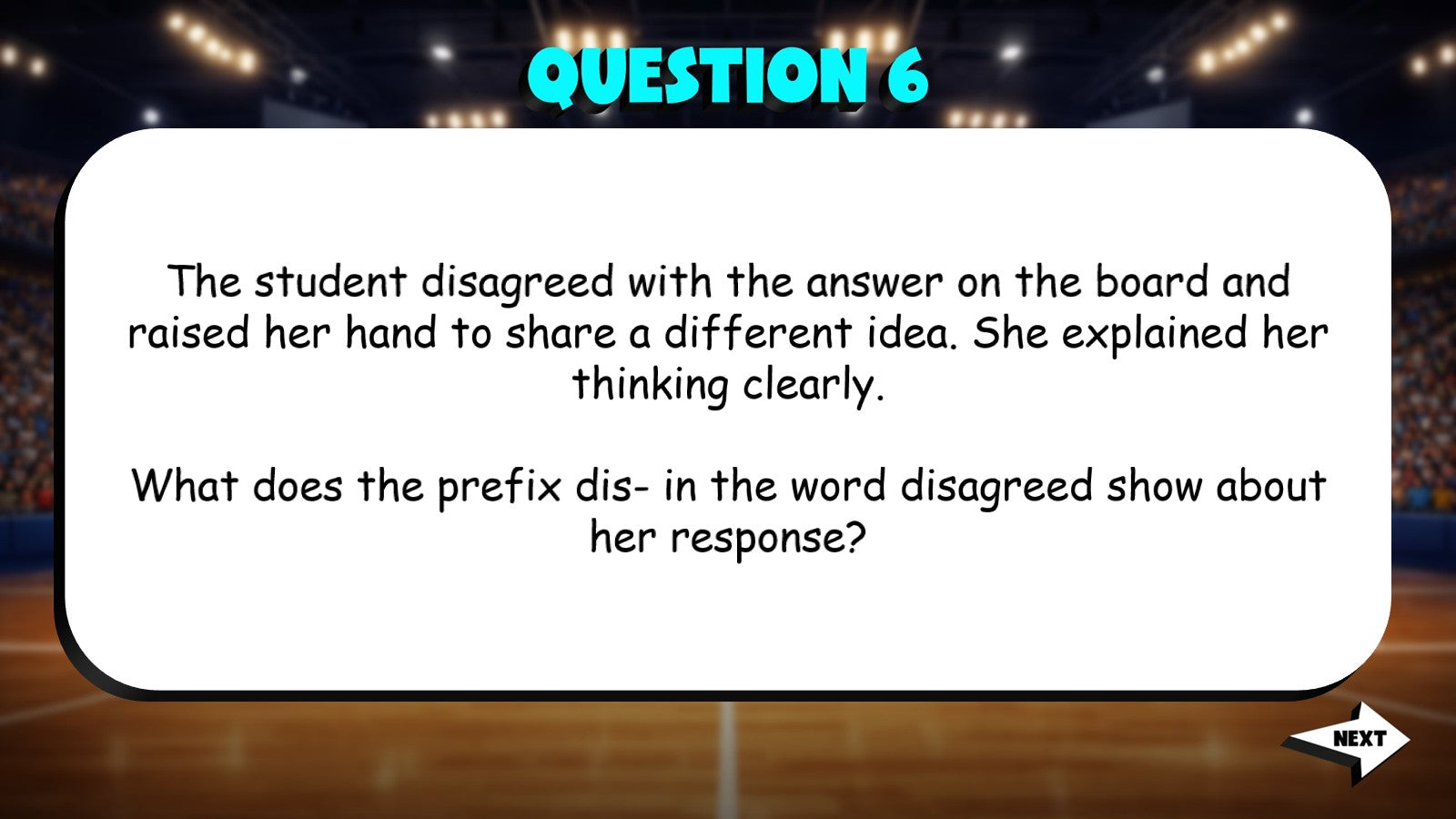Understand Word Parts & Their Meanings TRASHKETBALL ELA Game - No Prep Grade 4