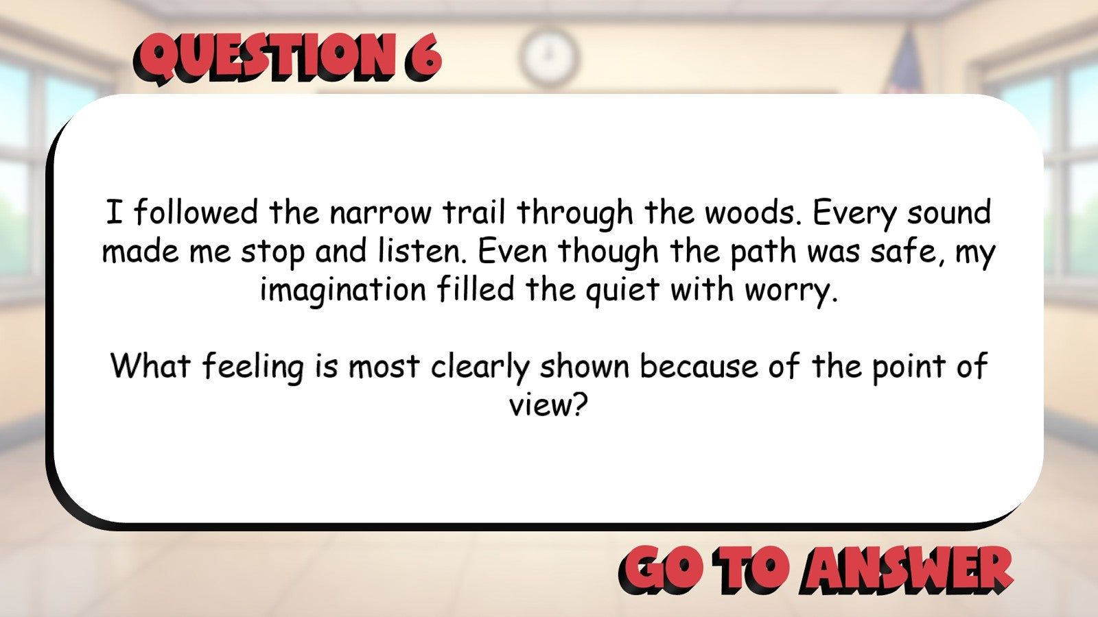Understand Point of View & Perspective BIG TERRIBLE GAME - Grade 4 ELA Review