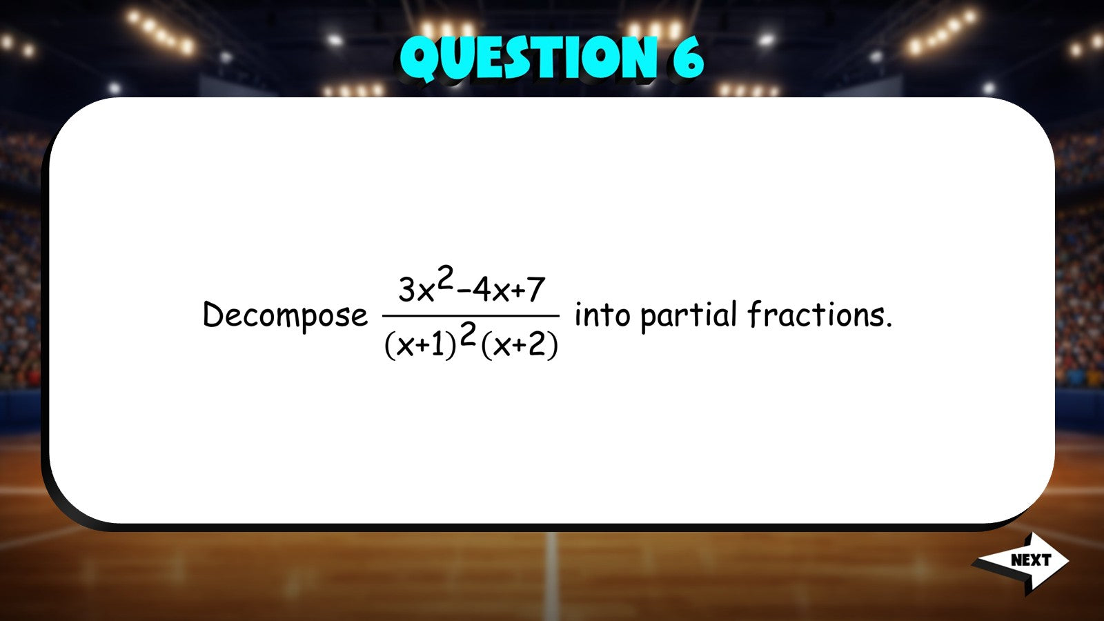 Applications of Partial Fractions TRASHKETBALL Math Game - No Prep PreCalculus