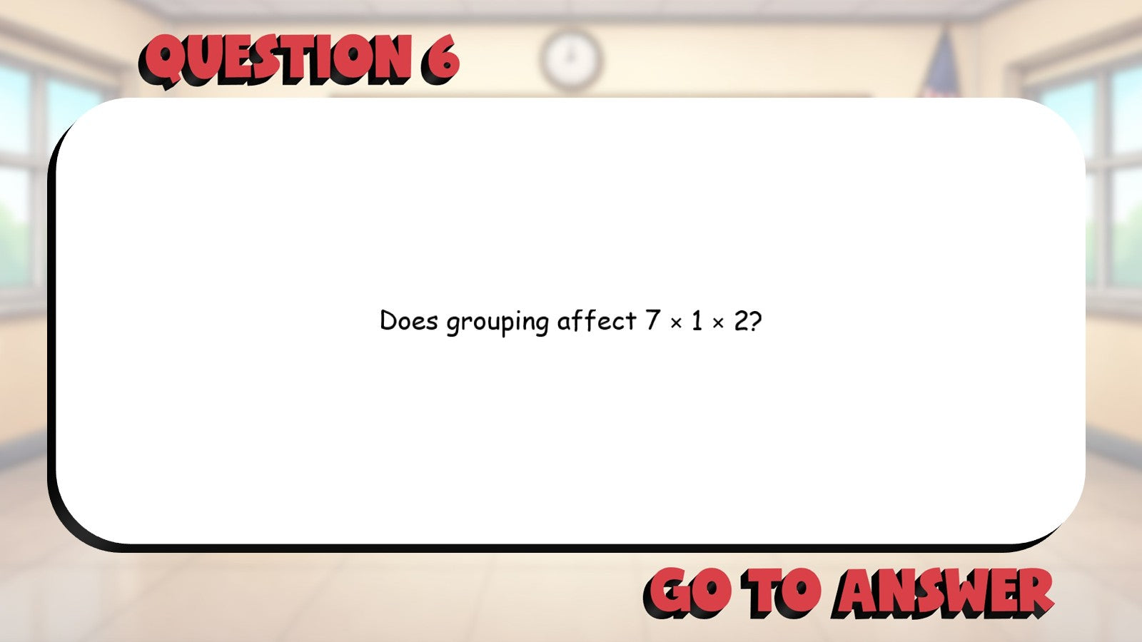 Associative Property of Multiplication BIG TERRIBLE GAME - Grade 3 Math Review