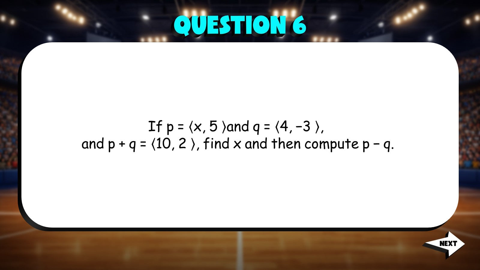 Vector Add & Subtract TRASHKETBALL Math Game - No Prep PreCalculus Review