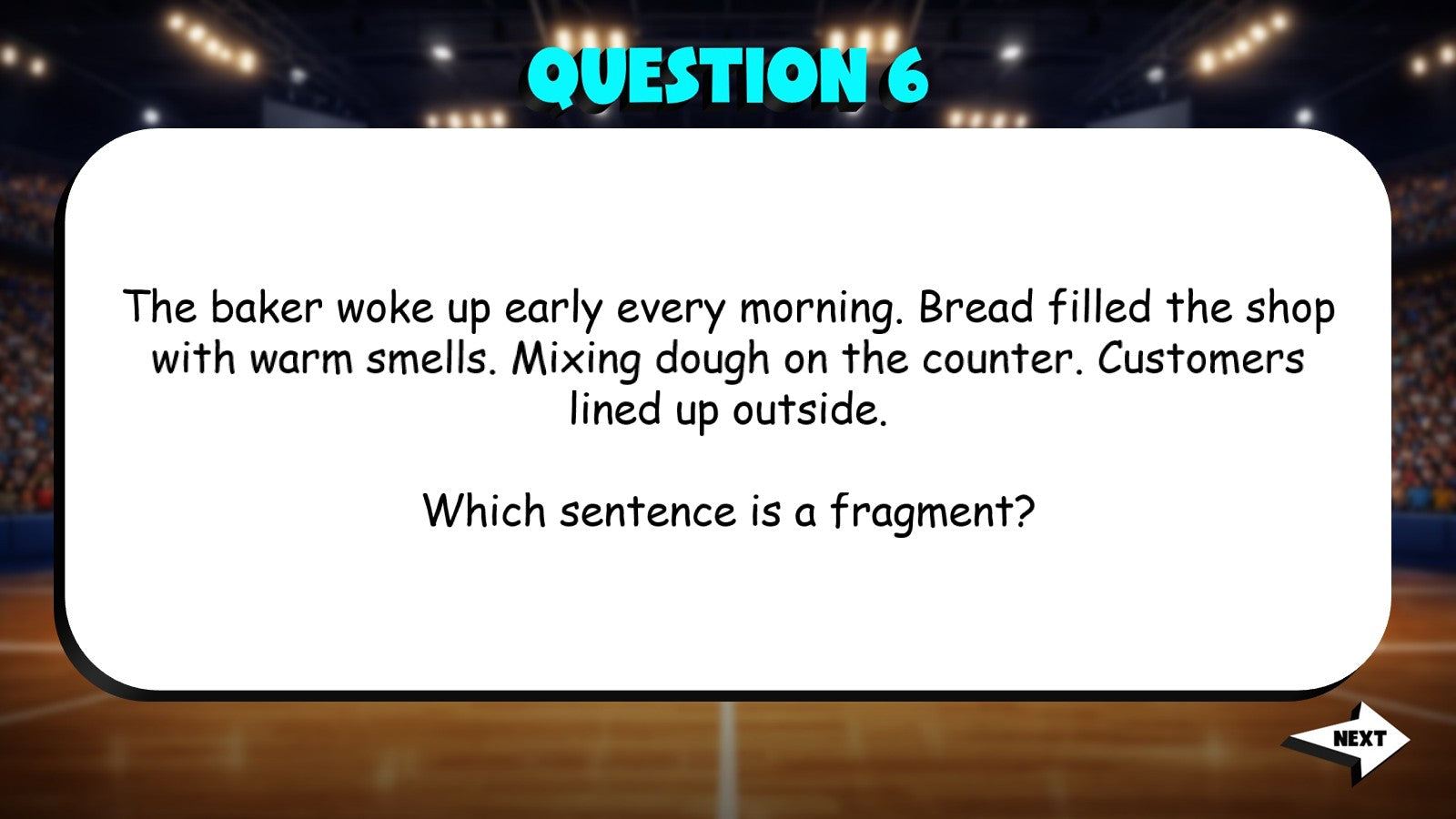 Identify Sentence Fragments TRASHKETBALL ELA Game - No Prep Grade 3 Review