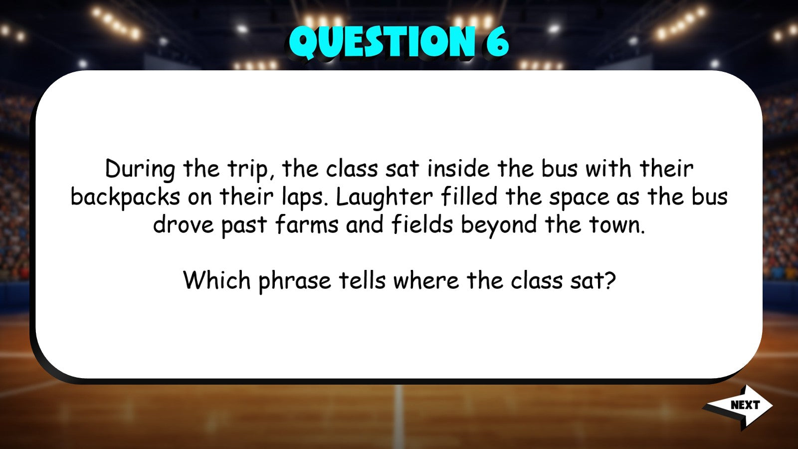 Identify Prepositions & Prepositional Phrases TRASHKETBALL ELA Game - Grade 4