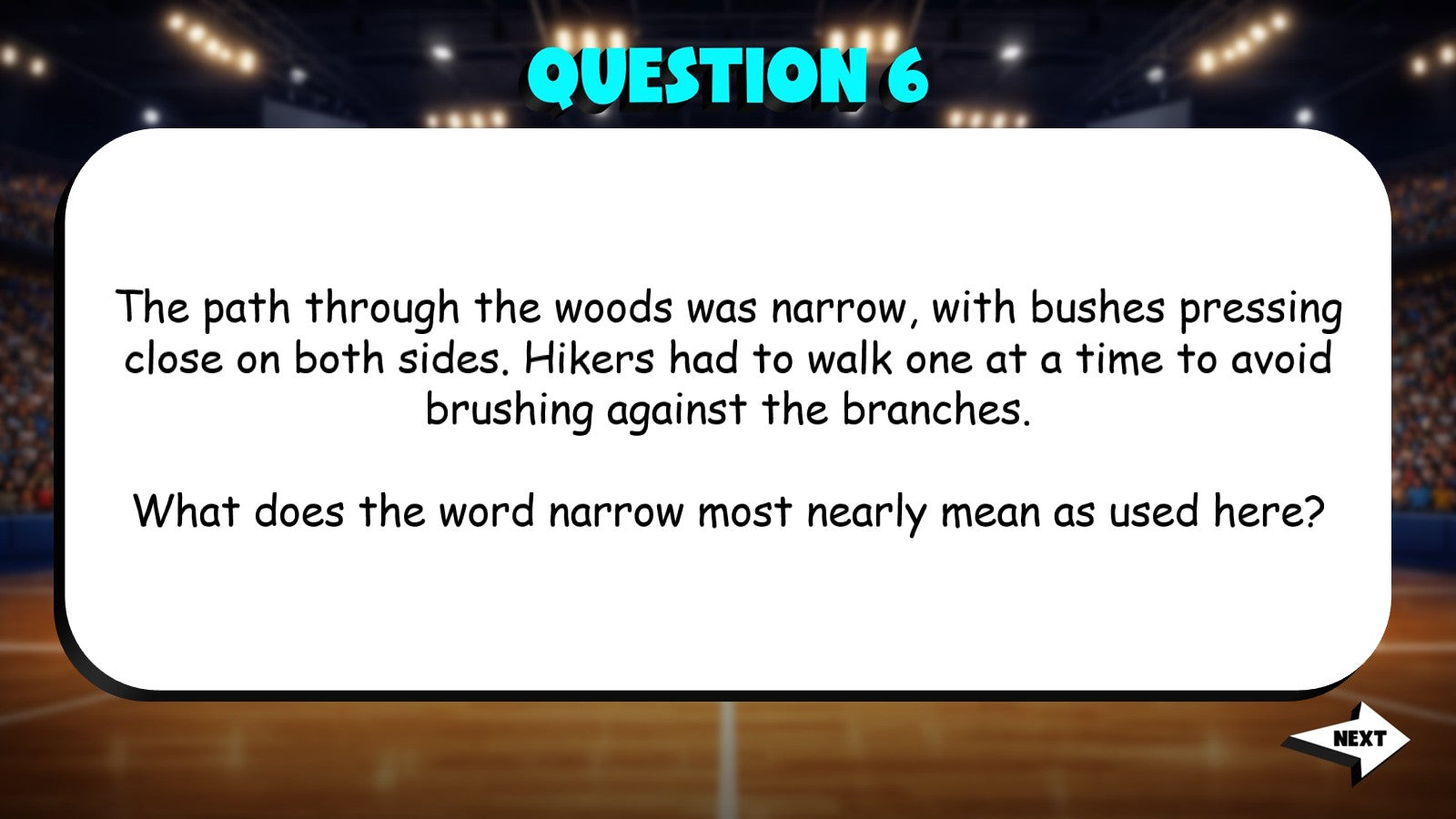 Using Context to Determine Word Meaning TRASHKETBALL ELA Game - No Prep Grade 4