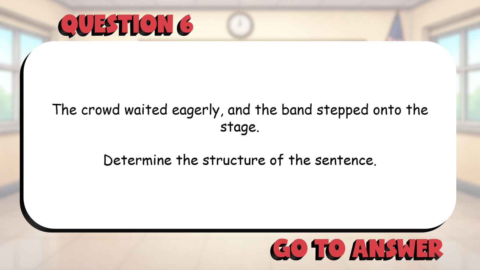 Simple, Compound & Complex Sentences BIG TERRIBLE GAME - Grade 4 ELA Review