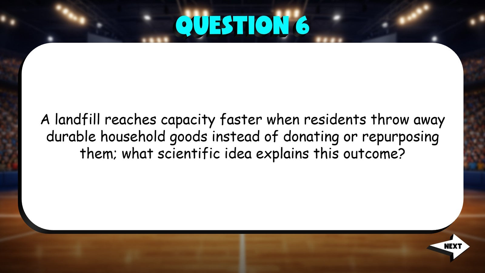 Recycling & Reuse TRASHKETBALL Game - No Prep Earth Science Review Activity