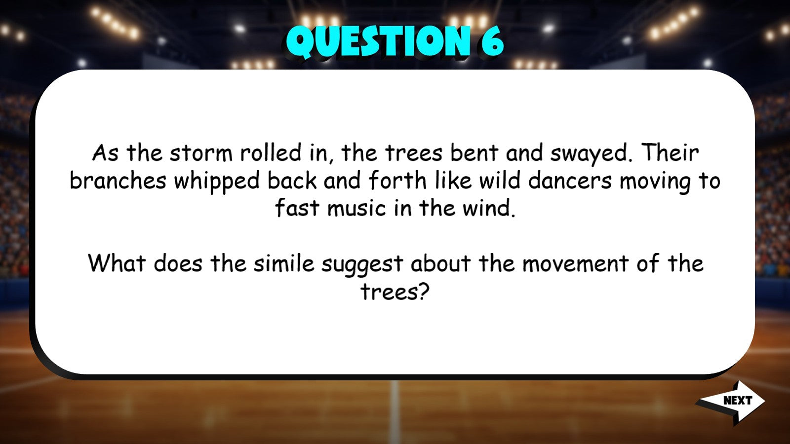Interpret the Meaning of Similes in Context TRASHKETBALL ELA Game - Grade 4