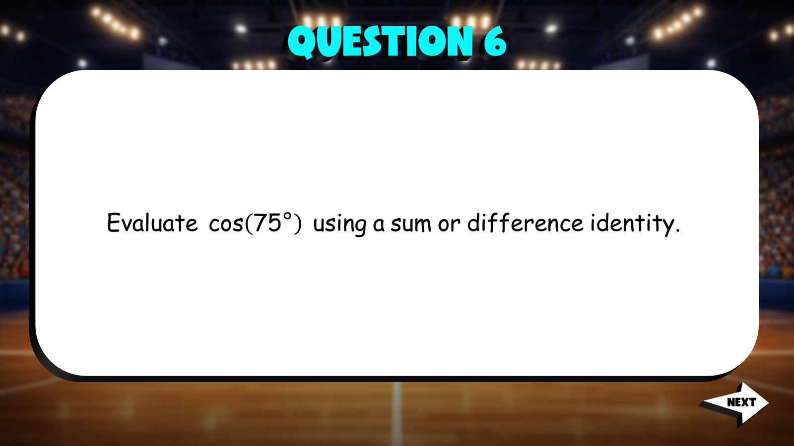 Sum and Difference Identities TRASHKETBALL Math Game - No Prep Algebra 2 Review