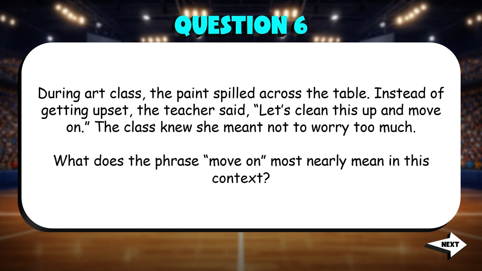 Interpret Idioms Using Context Clues TRASHKETBALL ELA Game - No Prep Grade 4