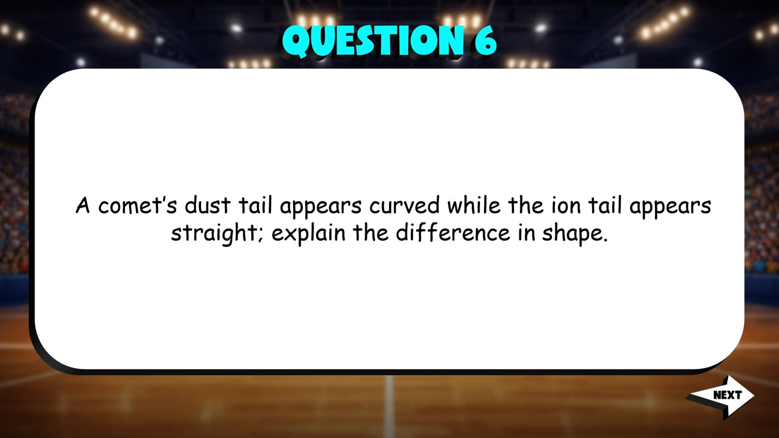 Comets TRASHKETBALL Science Game - No Prep Astronomy Review Activity