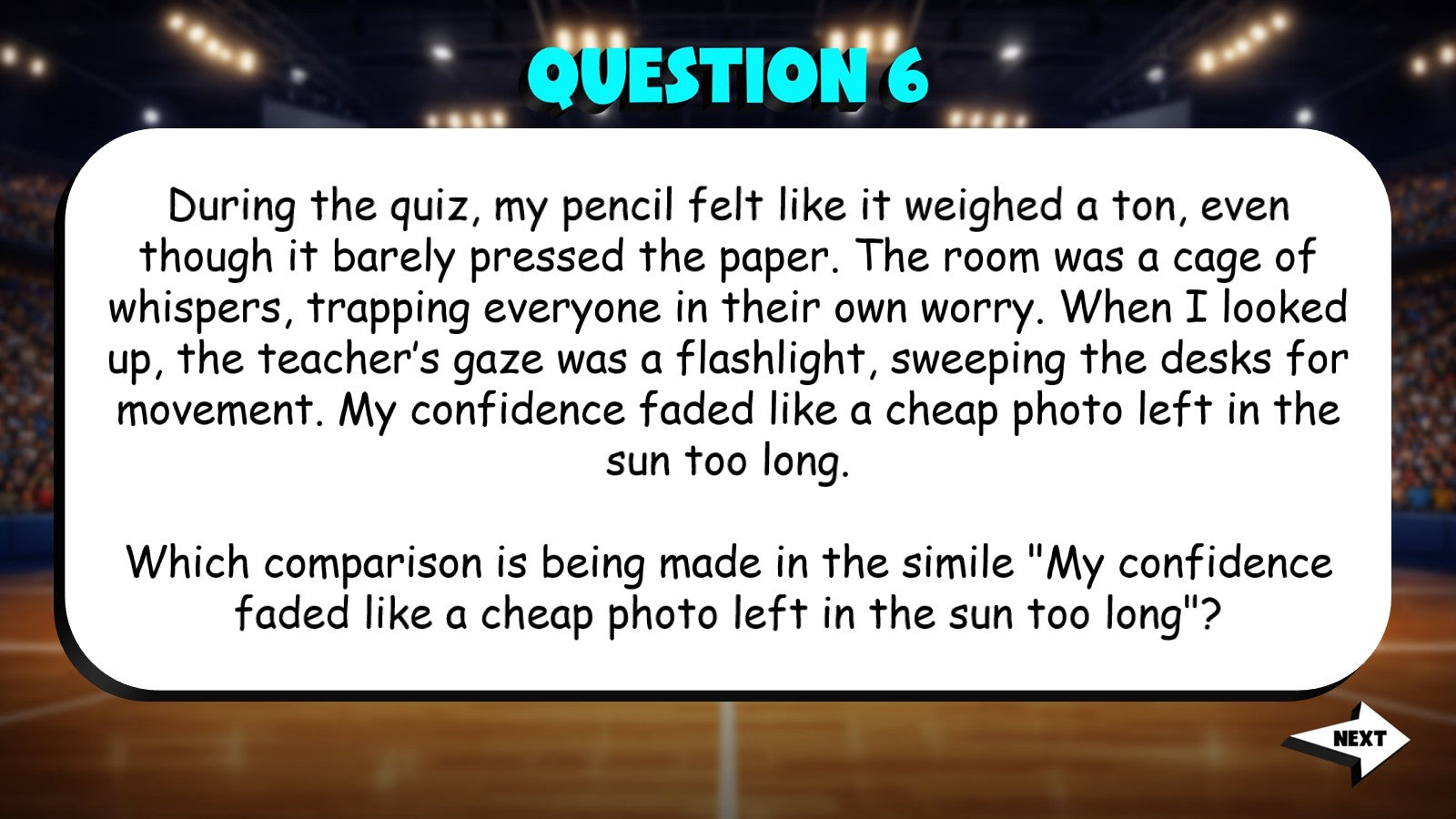 Identify Metaphors & Similes TRASHKETBALL ELA Game - No Prep Grade 9 Review