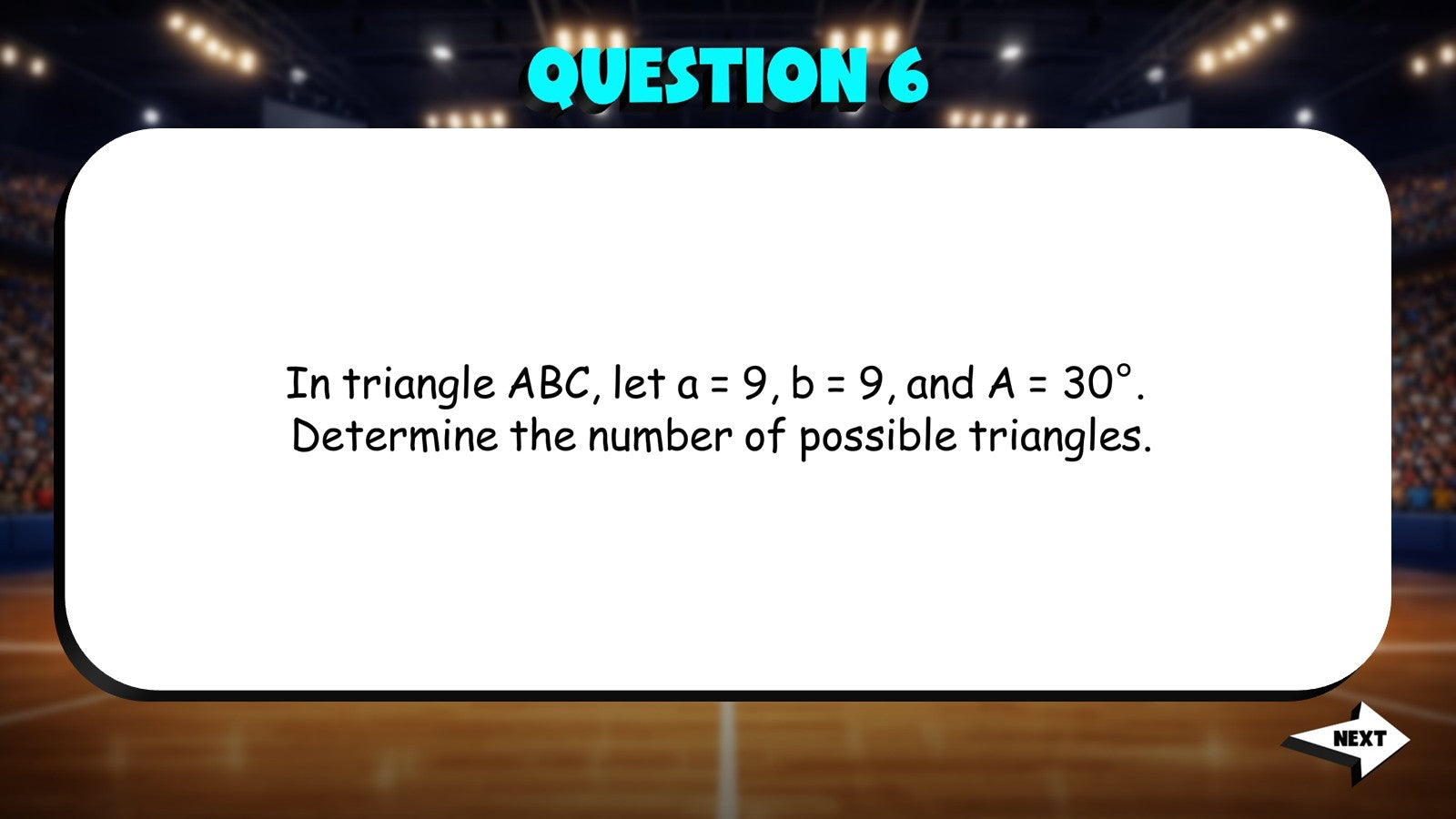 Law of Sines Ambiguous Case (SSA) TRASHKETBALL Math Game - No Prep Algebra 2