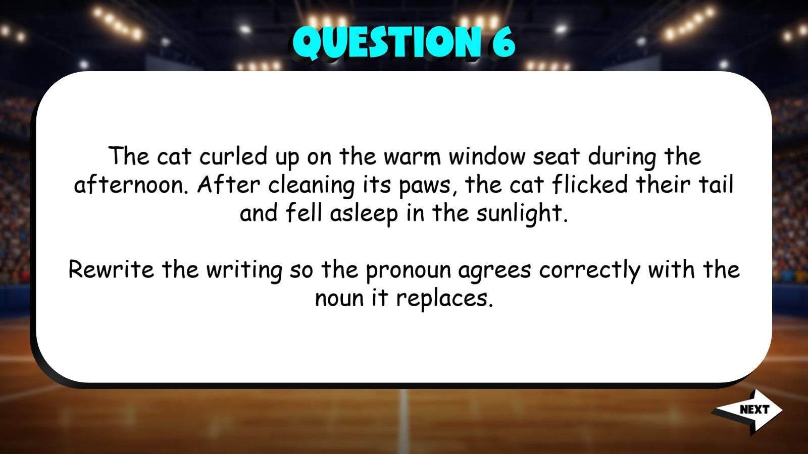 Identify Pronoun Agreement Errors TRASHKETBALL ELA Game - No Prep Grade 4 Review