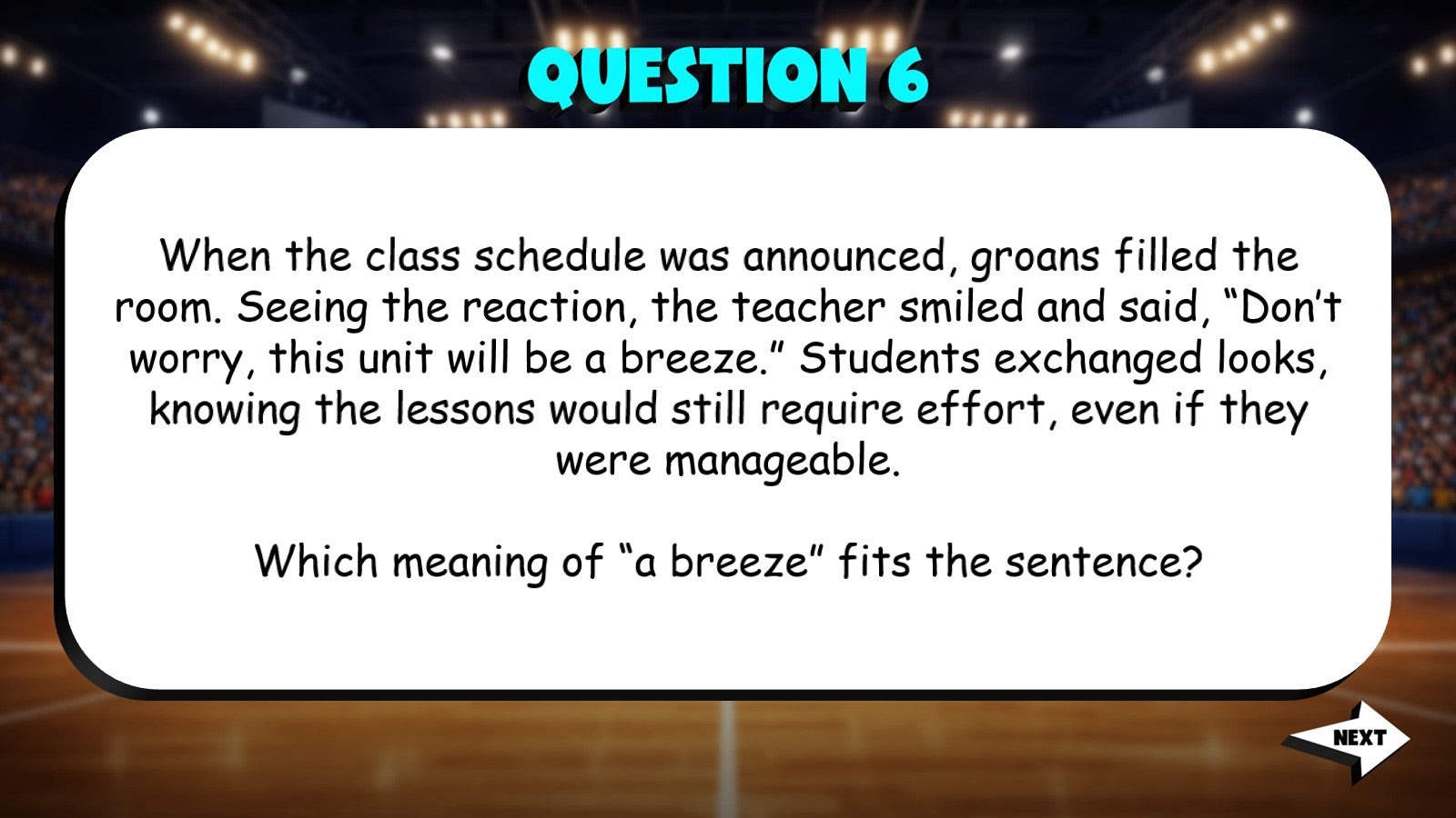 Identify Literal & Nonliteral Language TRASHKETBALL ELA Game - No Prep Grade 6