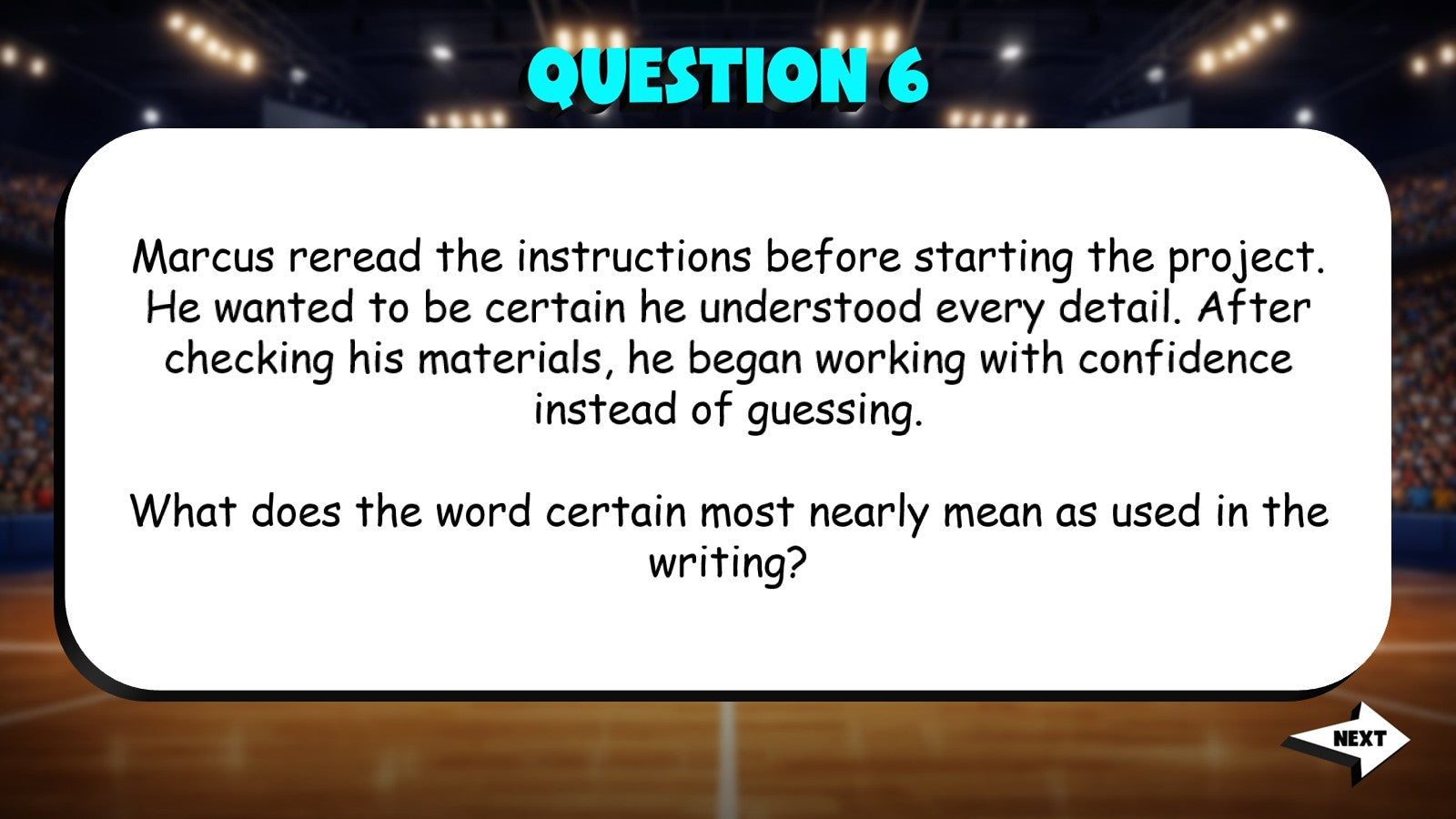 Use Context to Determine Meaning TRASHKETBALL ELA Game - No Prep Grade 5 Review