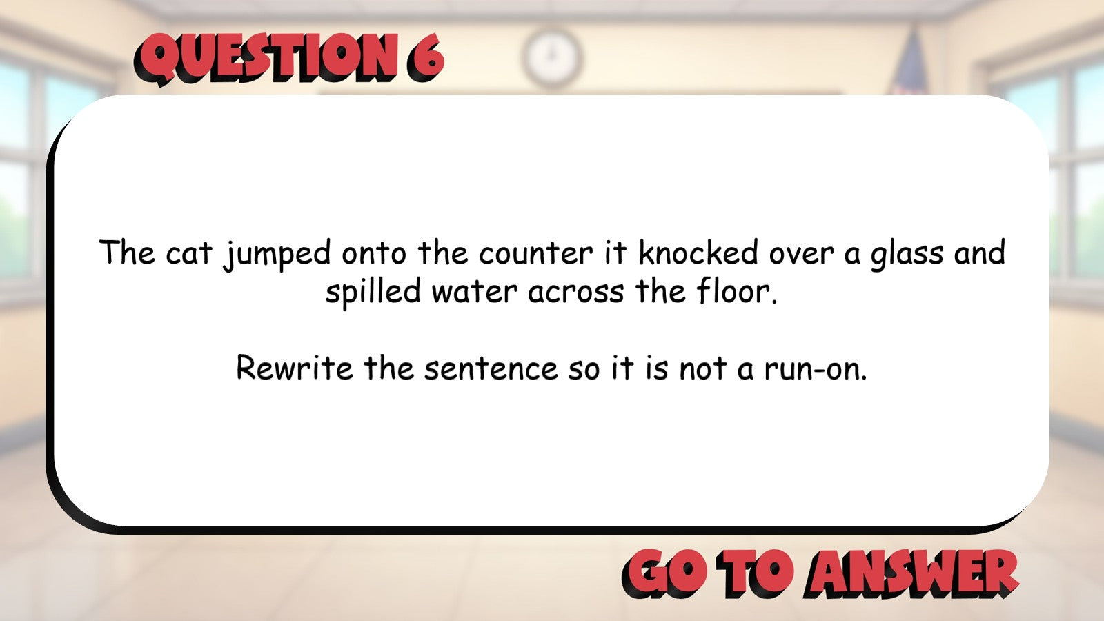 Identify Sentence Structure Errors BIG TERRIBLE GAME - Grade 4 ELA Review