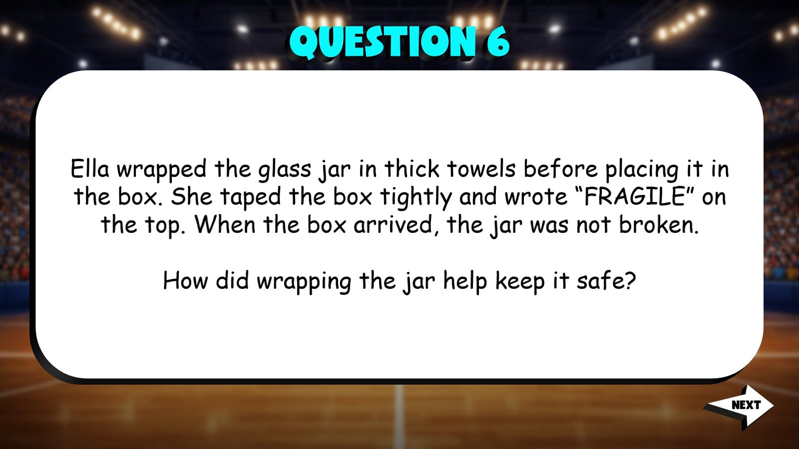 Why & How Questions Using Text Details TRASHKETBALL ELA Game - No Prep Grade 3