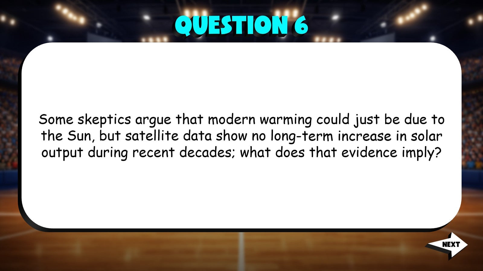 Evidence of Recent Climate Change TRASHKETBALL Game - No Prep Earth Science