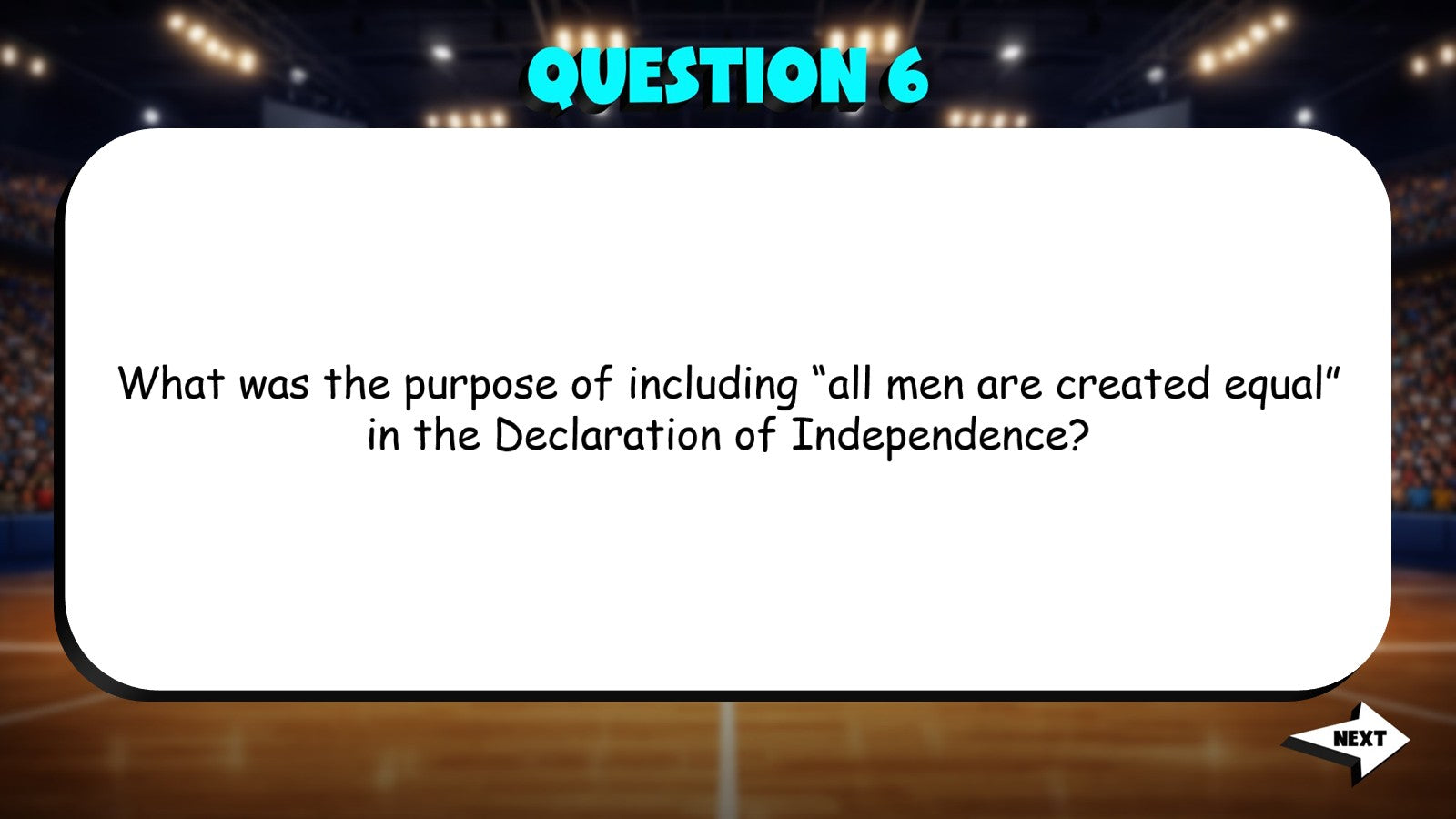 Outcomes & Unfinished Promises TRASHKETBALL U.S. History Game - No Prep Review