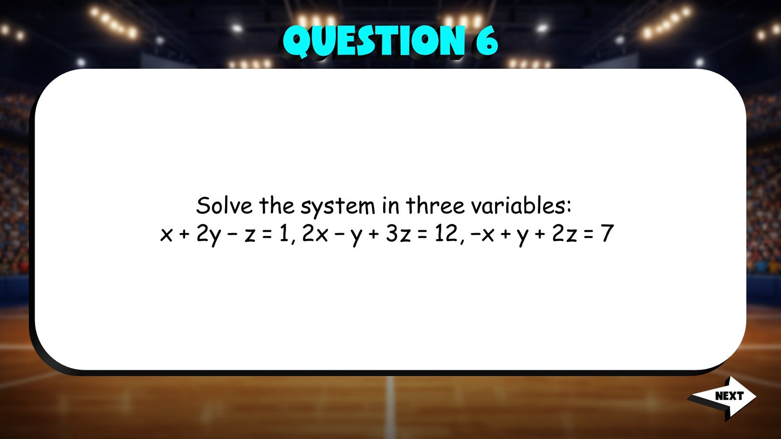 Systems in Three Variables TRASHKETBALL Math Game - No Prep PreCalculus Review