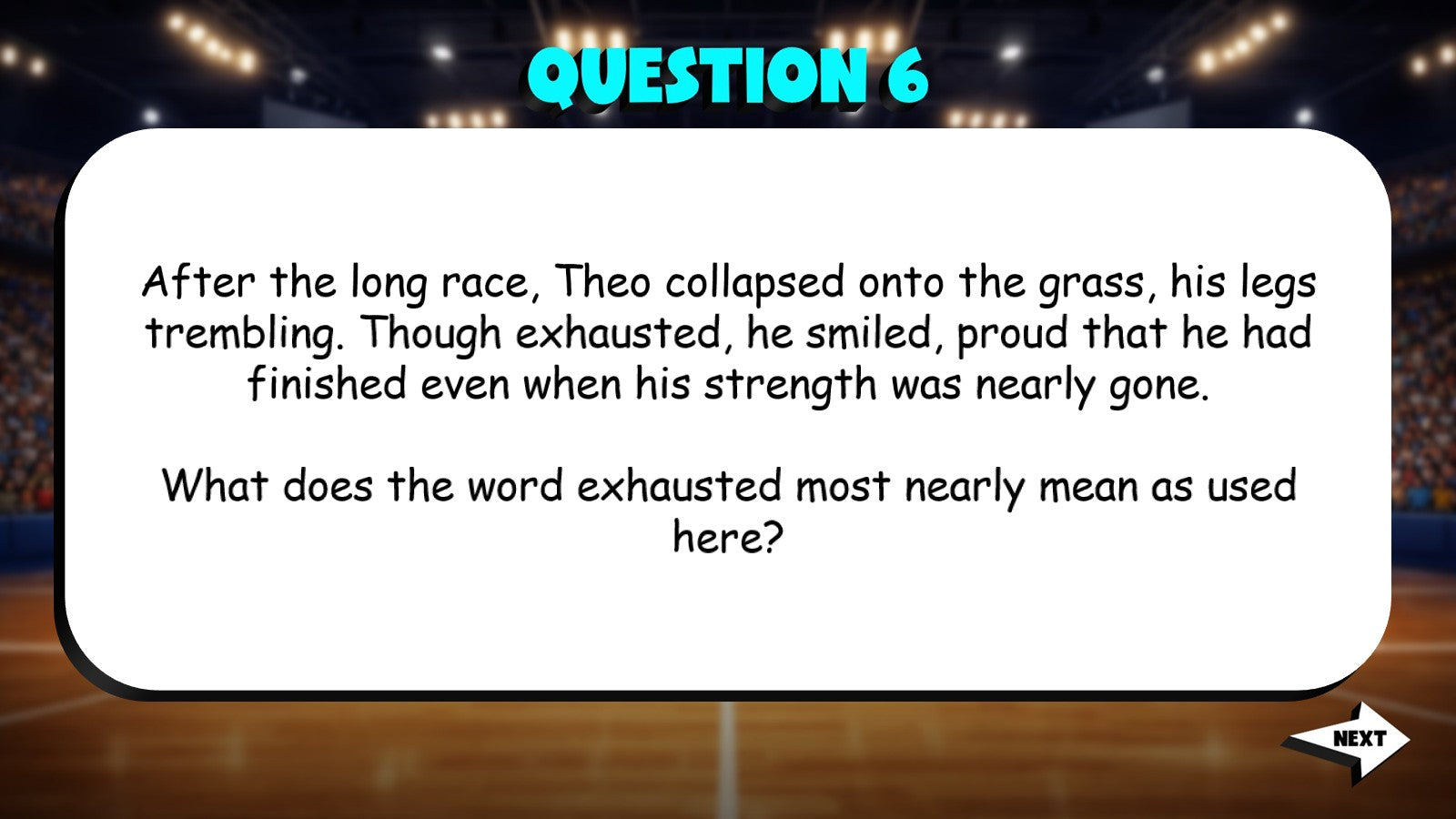 Word Meaning Using Literary Context TRASHKETBALL ELA Game - No Prep Grade 4