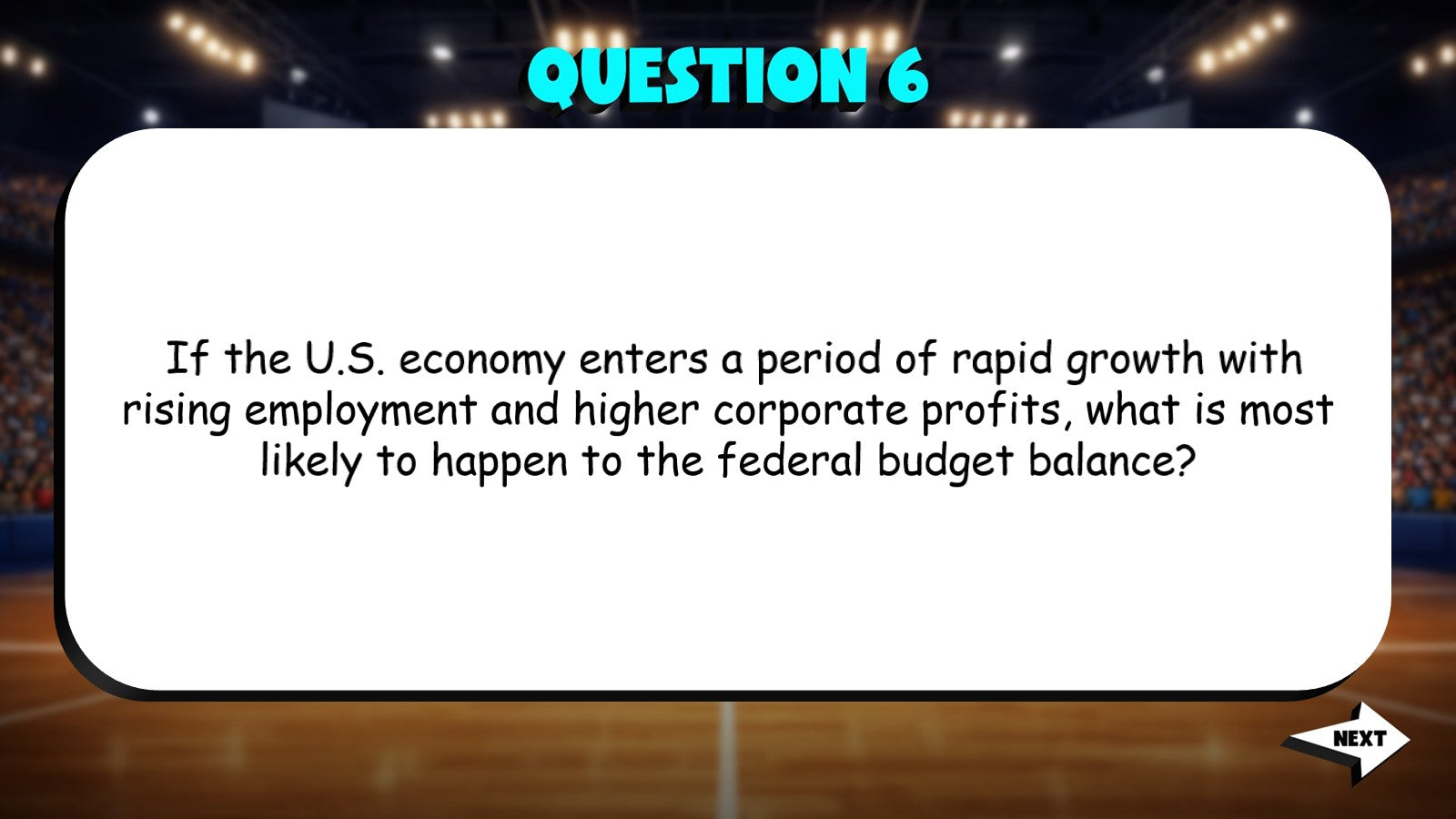 Deficits & Surpluses TRASHKETBALL Economics Game - No Prep Review Activity