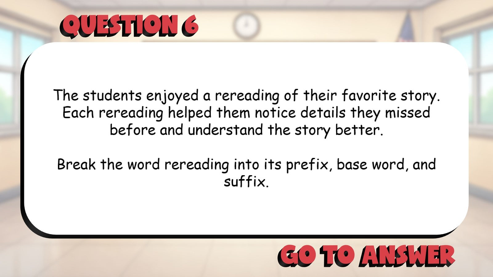 Break Multisyllable Words Into Parts BIG TERRIBLE GAME - Grade 3 ELA Review