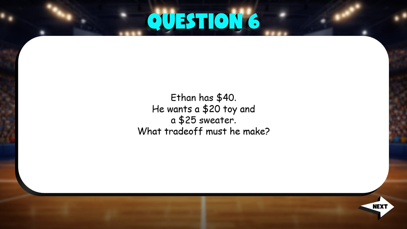 Making Tradeoffs with Limited Money TRASHKETBALL Math Game - No Prep Grade 4