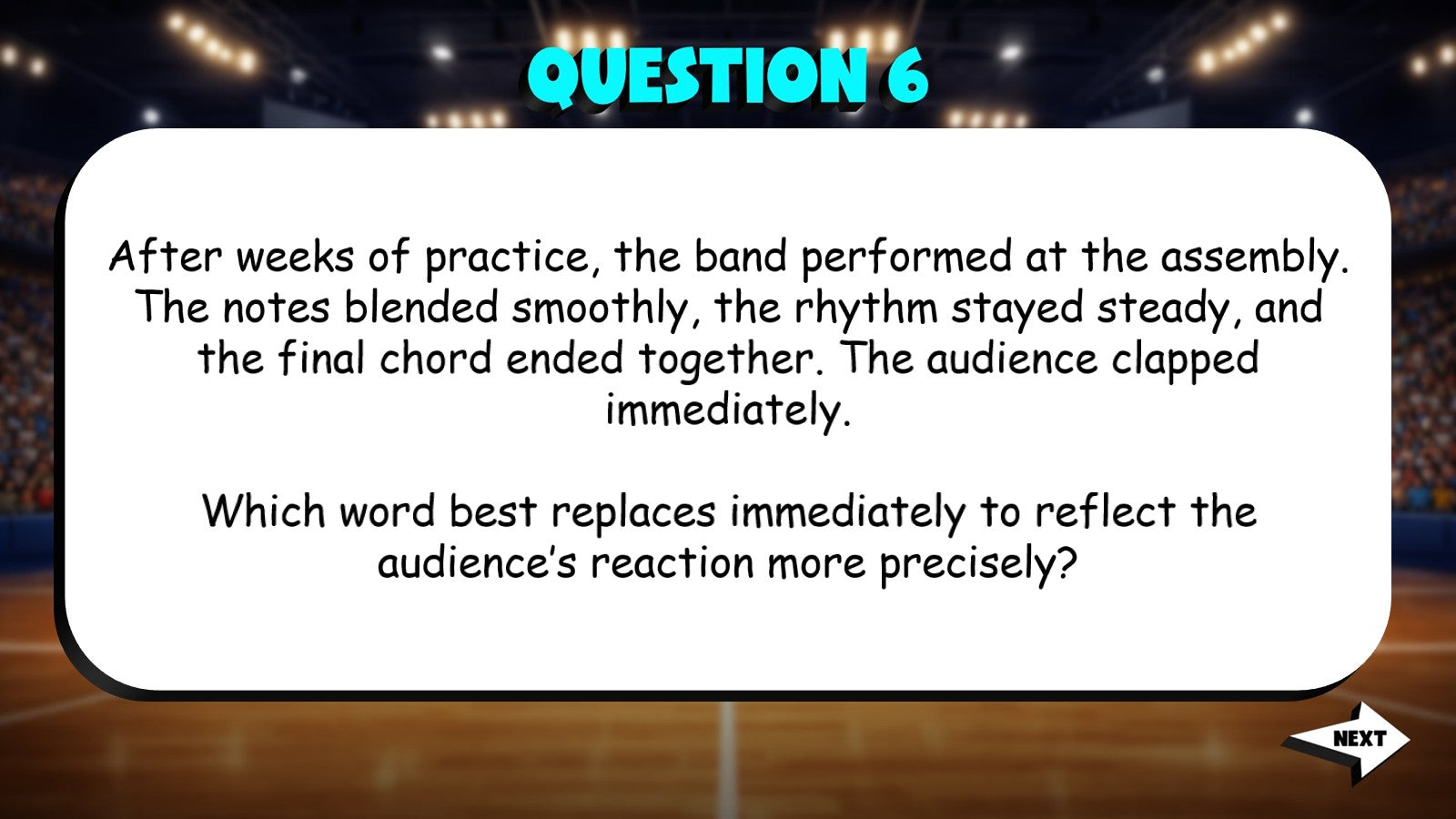 Word Choice & Usage TRASHKETBALL ELA Game - No Prep Grade 6 Review Activity