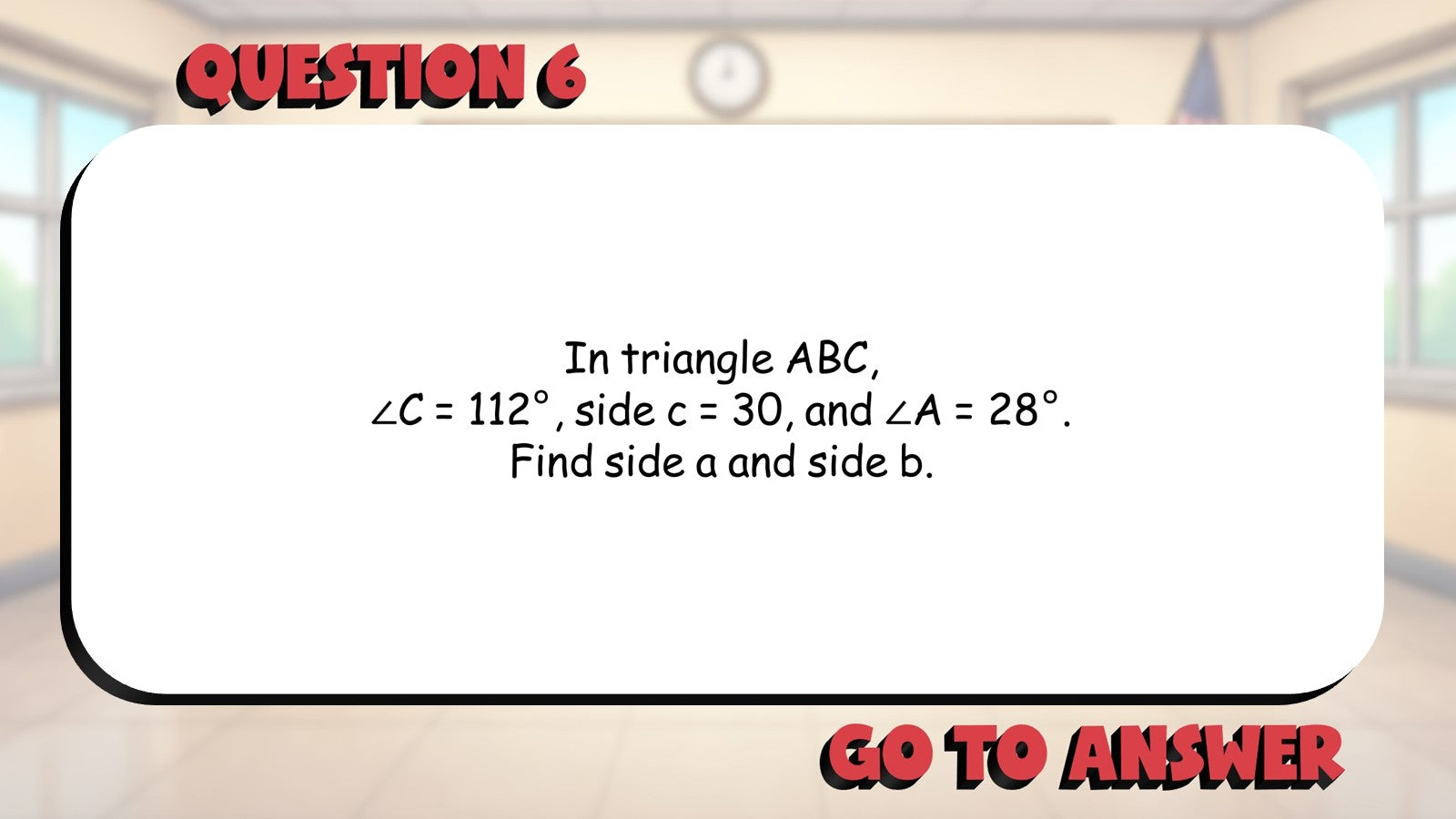 Law of Sines BIG TERRIBLE GAME - No Prep Algebra 2 Math Review Activity