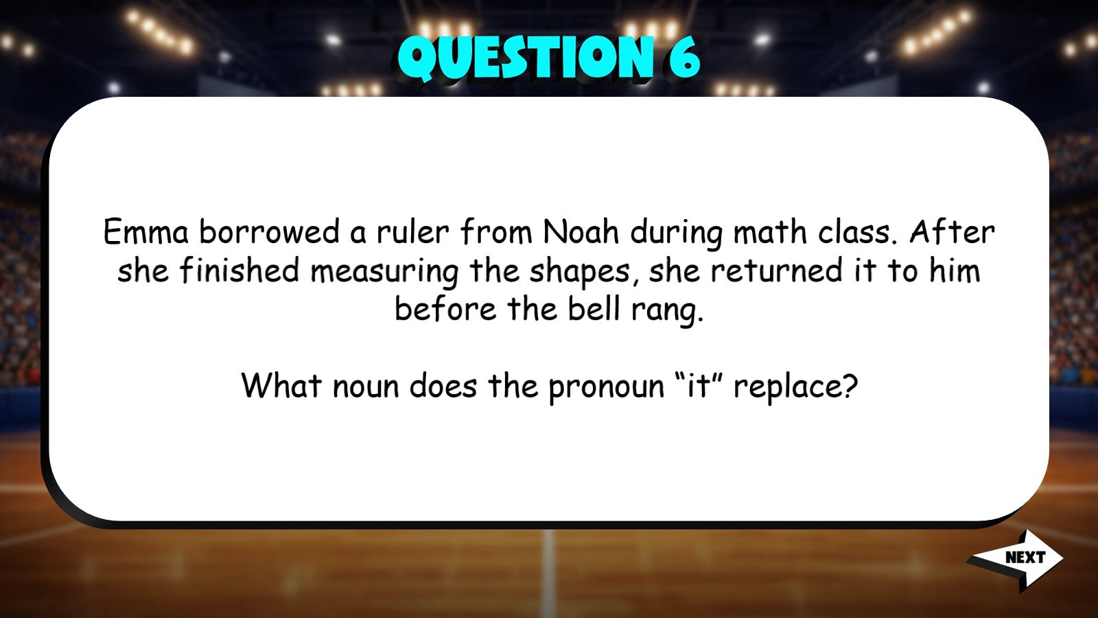 Identify Pronouns & Their Antecedents TRASHKETBALL ELA Game - No Prep Grade 4