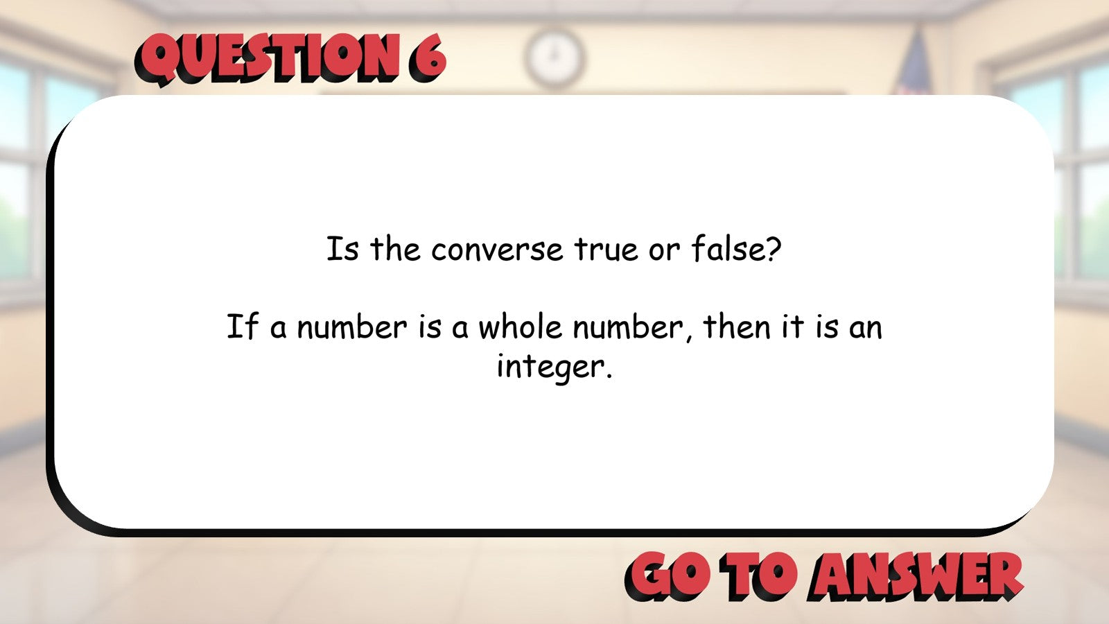 Logic Basics BIG TERRIBLE GAME - No Prep Geometry Math Review Activity