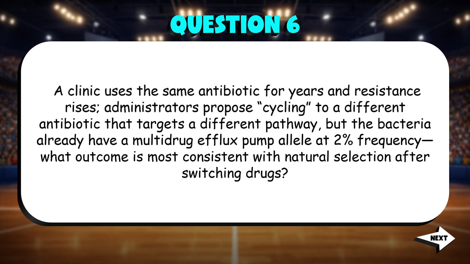 Natural Selection in Medicine TRASHKETBALL Science Game - No Prep AP Biology