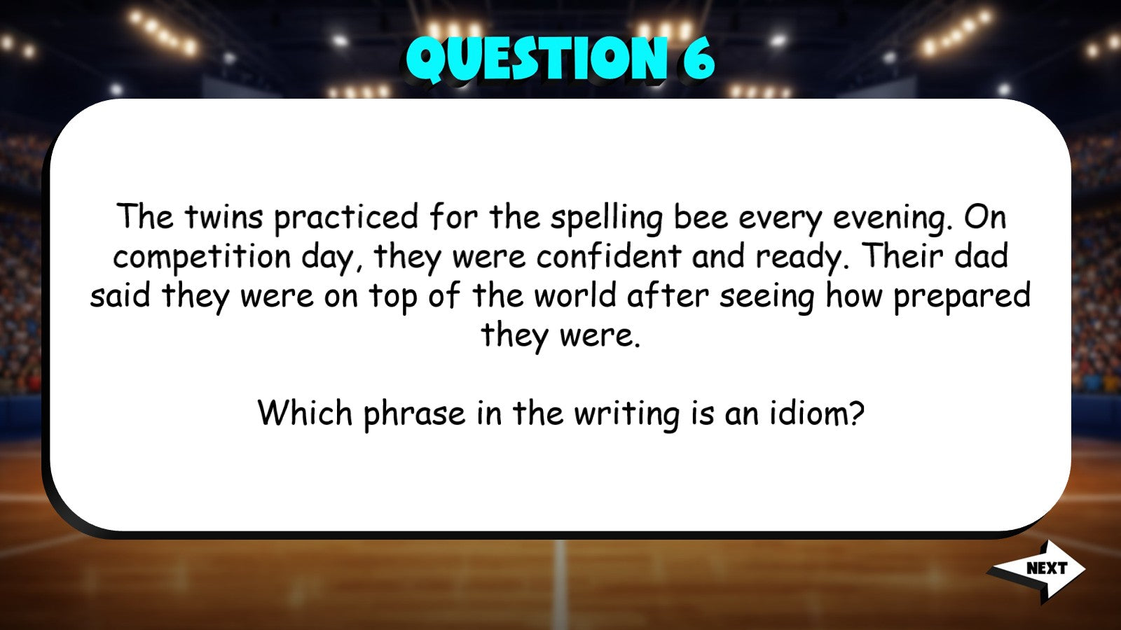 Identify Idioms in Sentences TRASHKETBALL ELA Game - No Prep Grade 4 Review