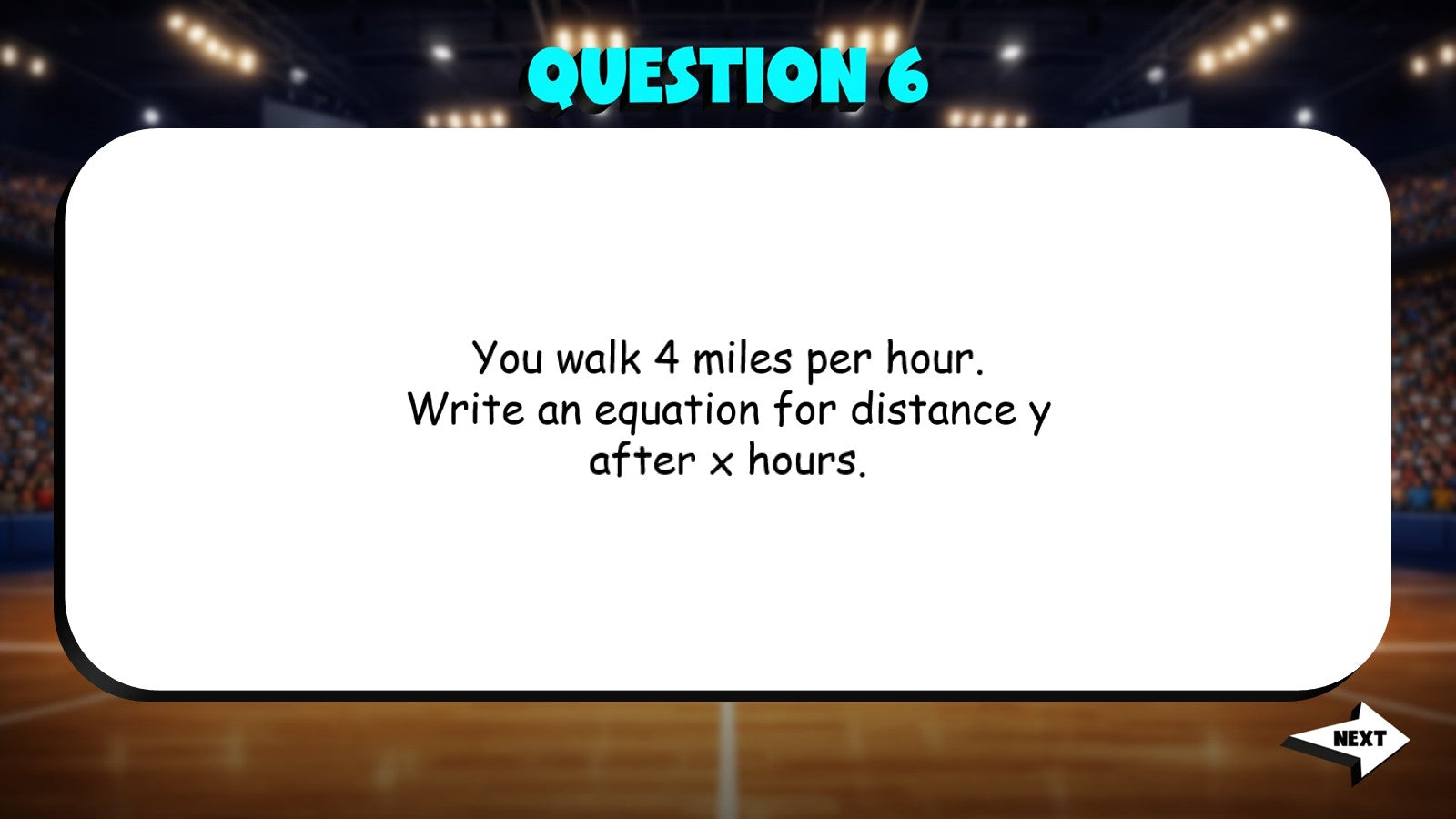 Linear Relationships Real World Problems TRASHKETBALL Math Game - Grade 7