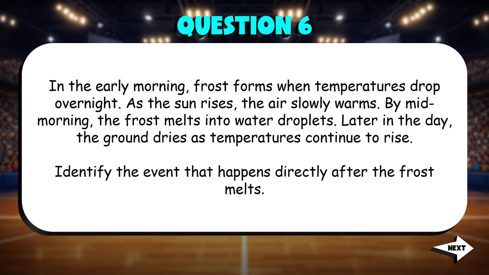 Identify Sequence & Chronological Structure TRASHKETBALL ELA Game - Grade 6
