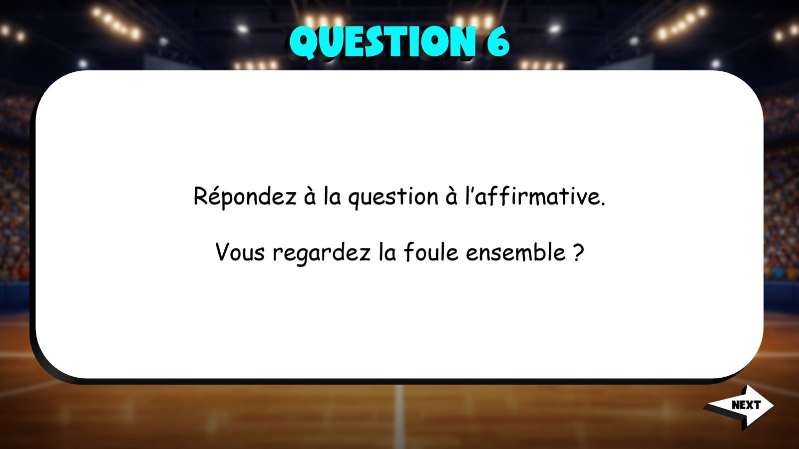 Answer the Question - Festivals TRASHKETBALL French Game - No Prep Exercise