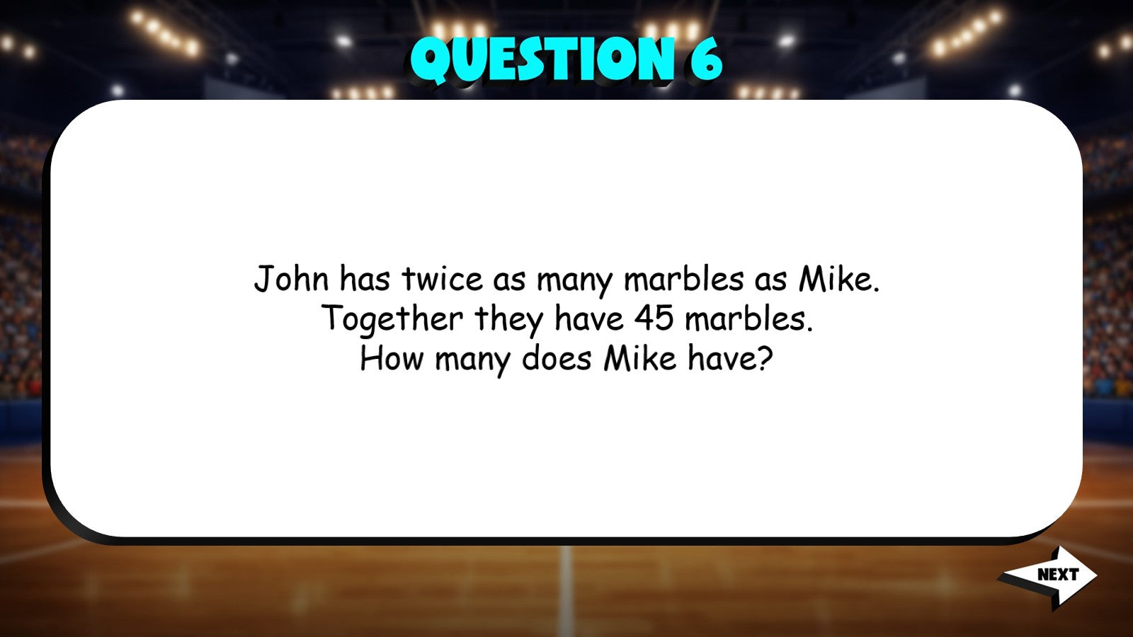 Linear Equation Word Problems TRASHKETBALL Math Game - No Prep Grade 8 Review