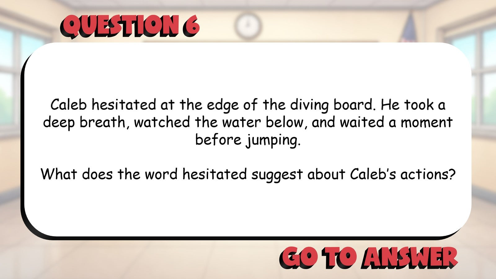 Determine Word Meaning & Nuance BIG TERRIBLE GAME - No Prep Grade 4 ELA Review