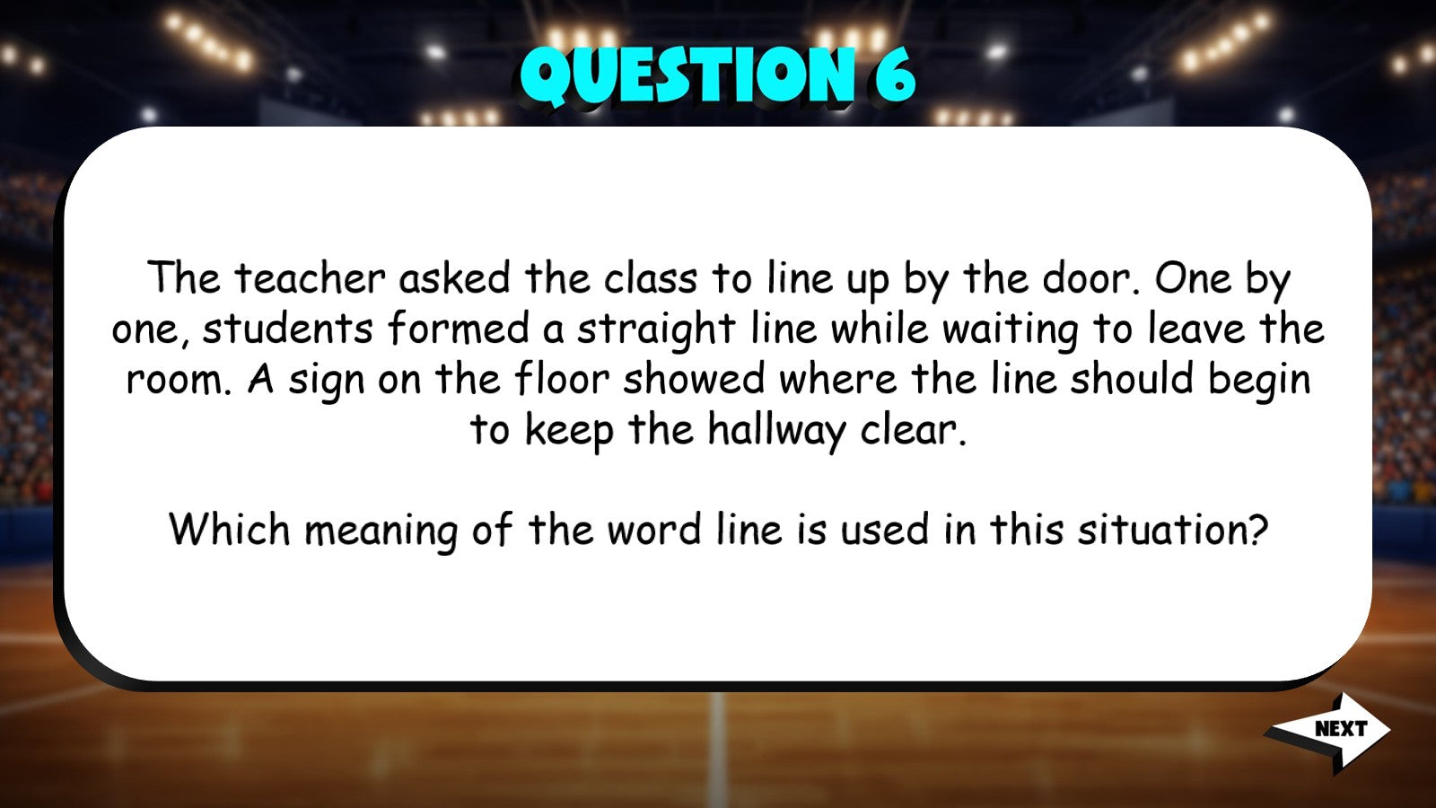 Identify Multiple Meanings of a Word TRASHKETBALL ELA Game - No Prep Grade 5