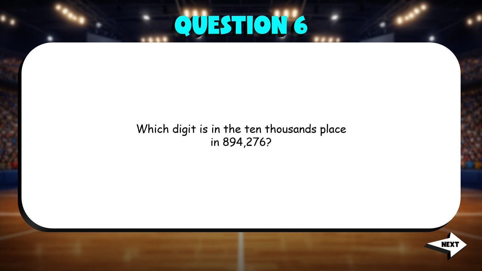 Place value up to 1000000 TRASHKETBALL Math Game - No Prep Grade 4 Review