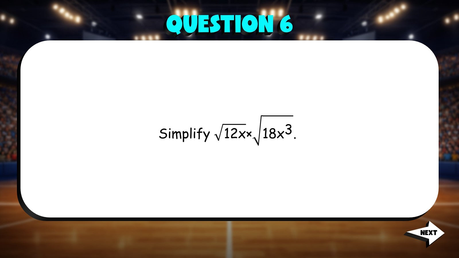 Simplifying Radicals TRASHKETBALL Math Game - No Prep Algebra 2 Review Activity