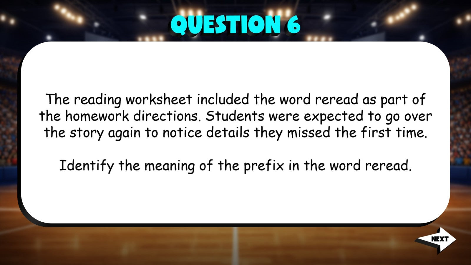 Multisyllable Words, Roots & Affixes TRASHKETBALL ELA Game - No Prep Grade 5