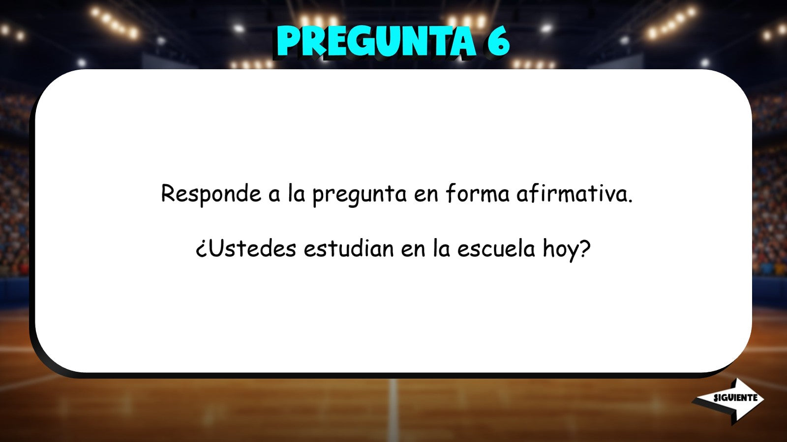 Answer the Question - Social Situations TRASHKETBALL Spanish Game - No Prep