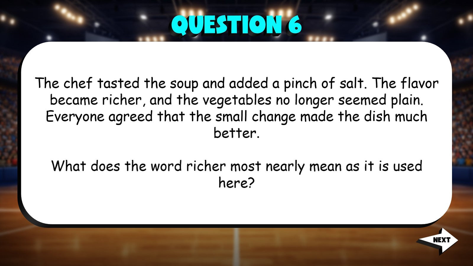 Paragraph Context to Confirm Word Meaning TRASHKETBALL ELA Game - Grade 5